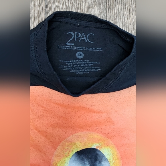 2Pac Hip Hop Front Graphic T-Shirt Men's Size XL - Picture 5 of 6